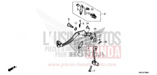 PEDALE CRF450LK de 2019